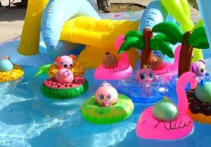 Image That Shows Various Kinds of Water Toys