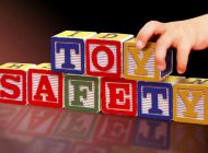 Image showing text toy safety formed by a kid